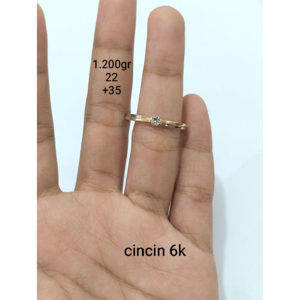 cincin nikah emas 6 karat