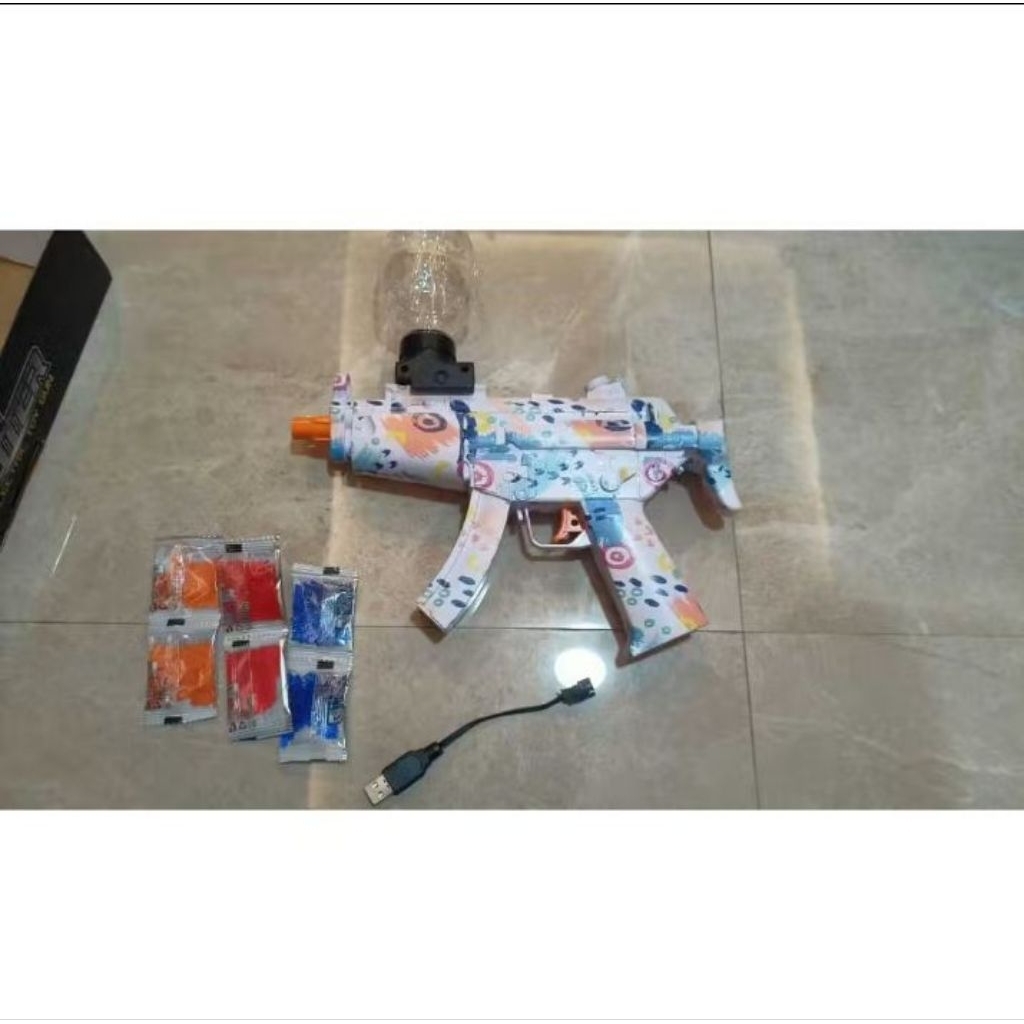 Mainan senjata electrik gun ow 17 peluru gell