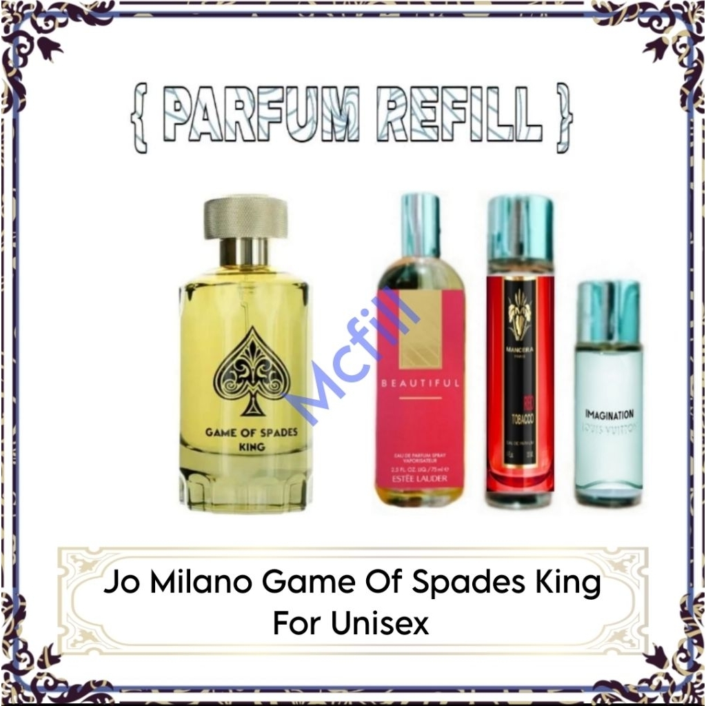 Parfum Refill Jo Milano G of S King For Unisex