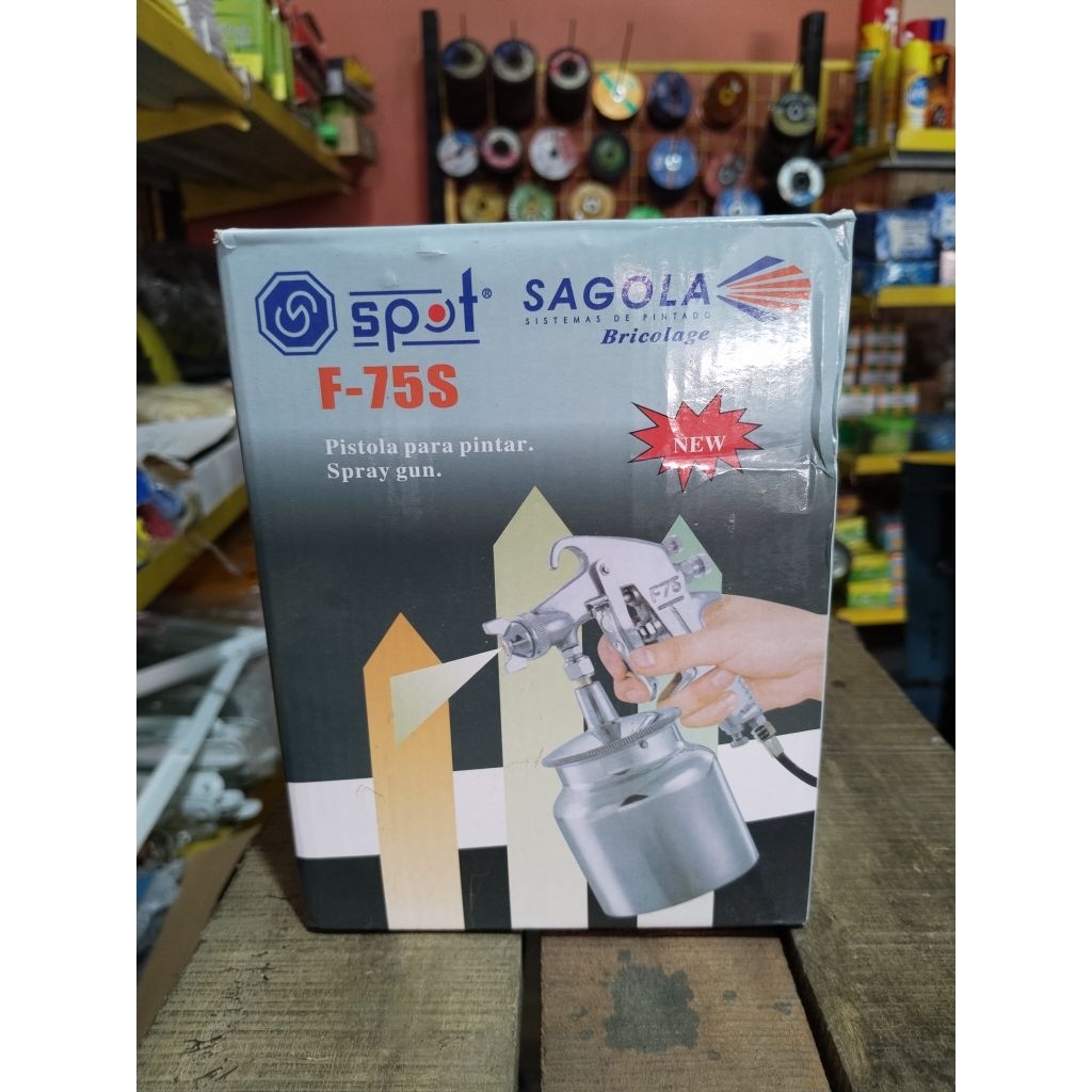 Spray Gun tabung bawah Spot SAGOLA F-75S