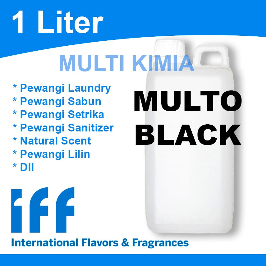 Bibit Parfum Laundry Multo Black IFF 1 Liter