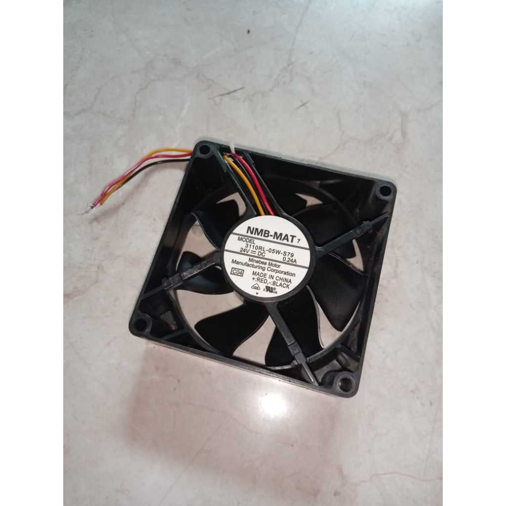 FAN PRINTER FOTOCOPY 8CM ORIGINAL NMB 3110RL-05W-S79 24V 0.24A GARANSI