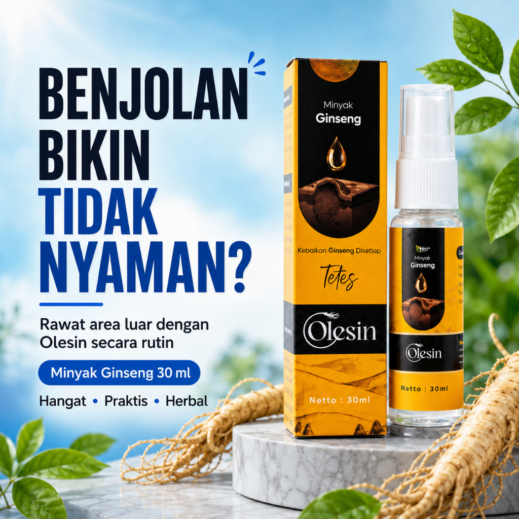 OLESIN.ID | Minyak Herbal untuk Membantu Merawat Benjolan dan Area Tubuh Kurang Nyaman