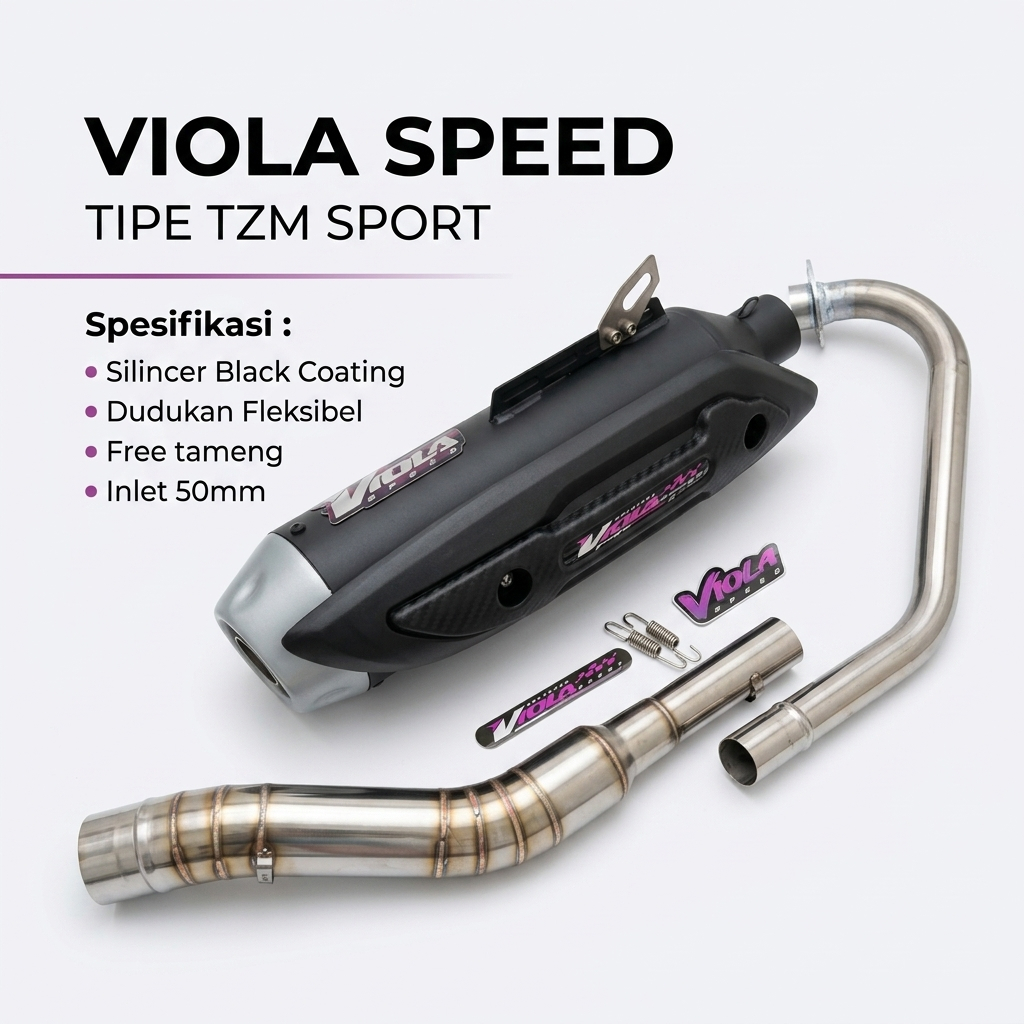 Knalpot standar racing Ngebas adem Tipe tzm Sport Vixion Cbr150 Cb150 New/Old Sonic R15