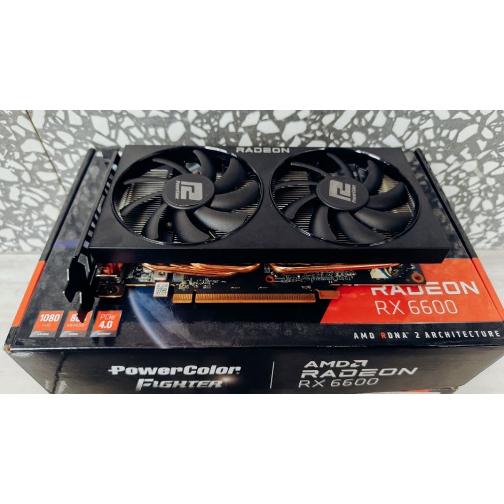 Powercolor RX 6600 8GB | Second Like New | Fullset Segel