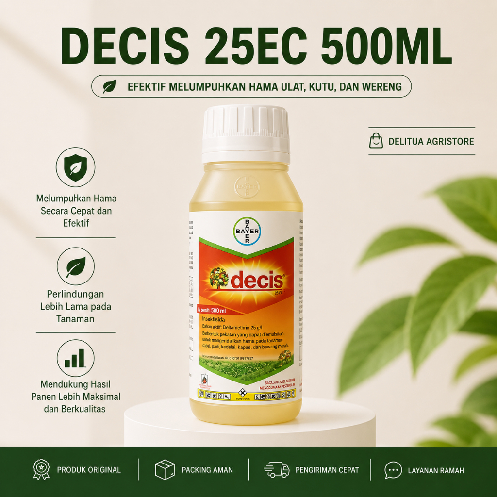 DECIS 25EC - 500 ML INSEKTISIDA PESTISIDA OBAT PEMBASMI HAMA