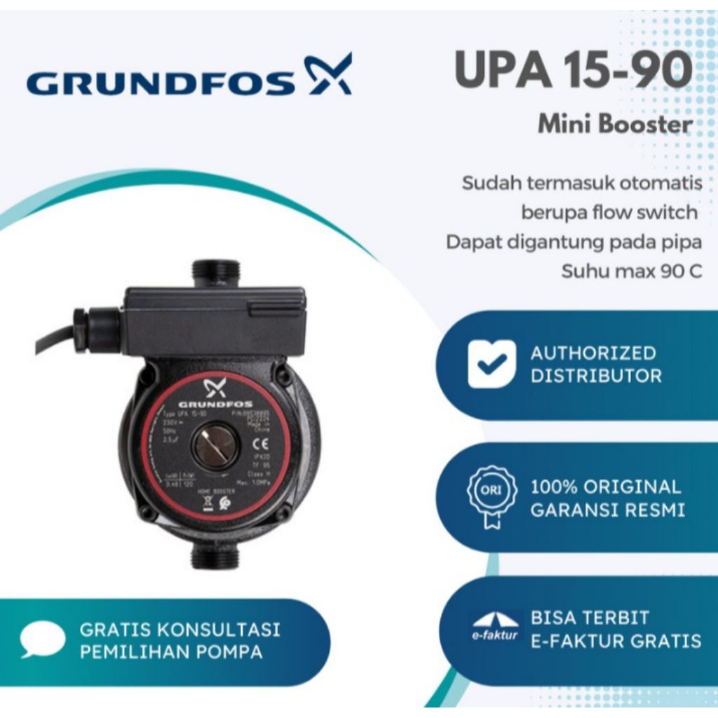 Mini Booster Grundfos UPA 15-90