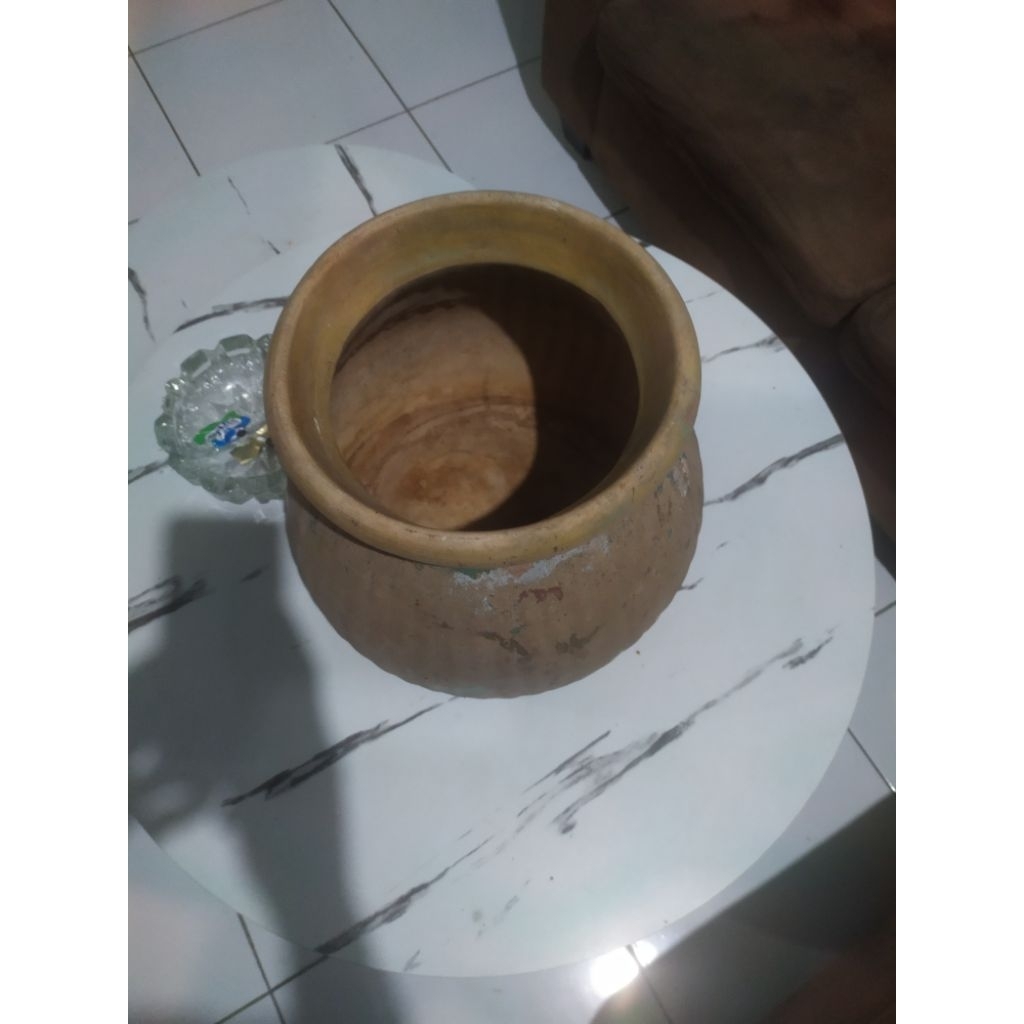 Guci Buah Labu Kuno Asli Abad ke-18 | Pajangan Antik Langka 200+ Tahun