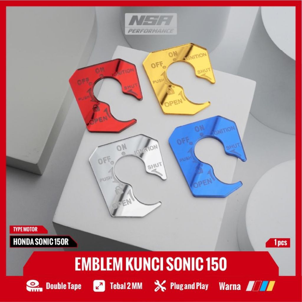 EMBLEM KUNCI KONTAK SONIC 150 R