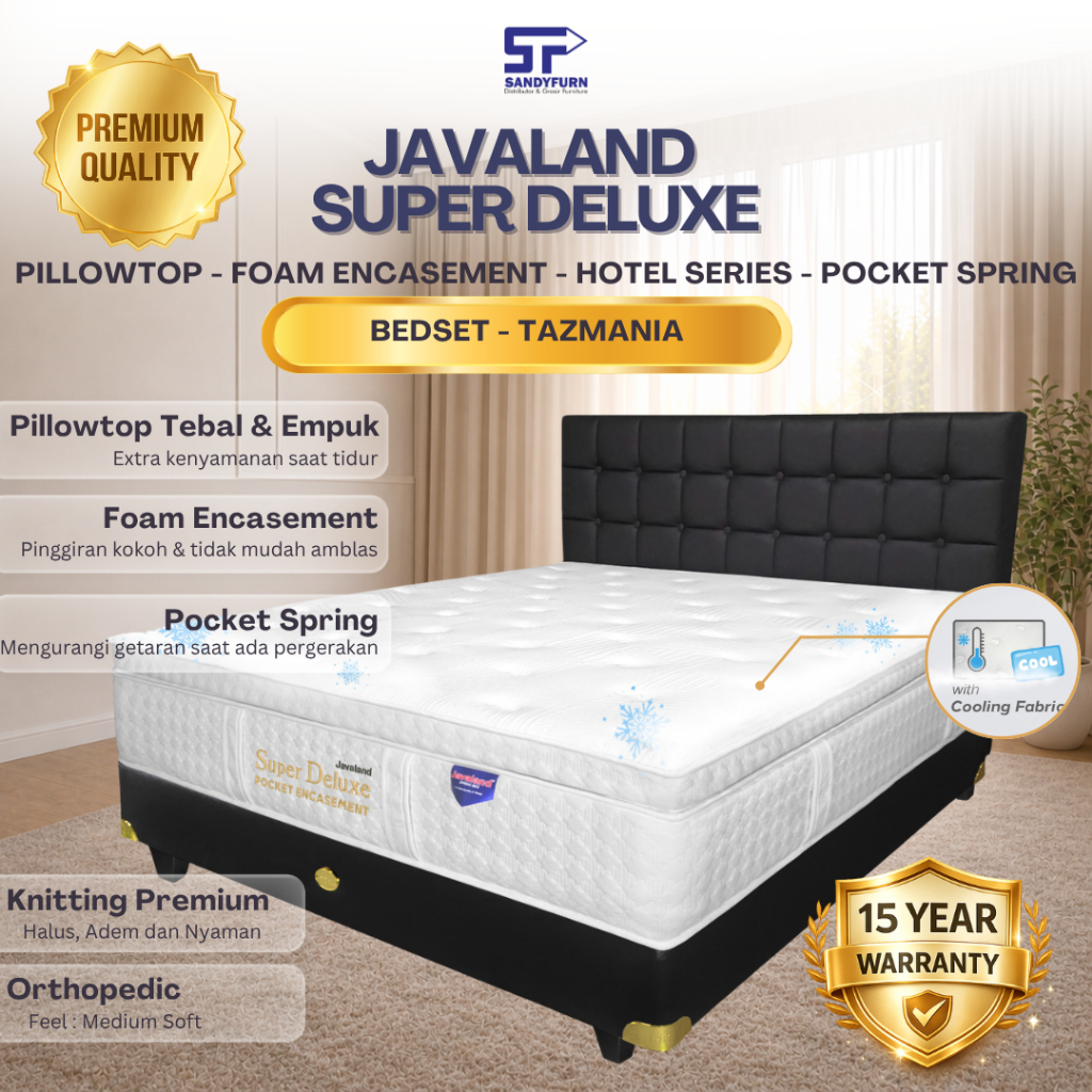 Javaland Springbed Super Deluxe Plushtop Bedset