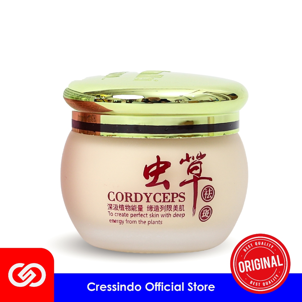 YU CHUN MEI Cordyceps Lightening Day Cream 30gr - Cream Siang untuk Wajah Cerah & Lembap I Pelembap 
