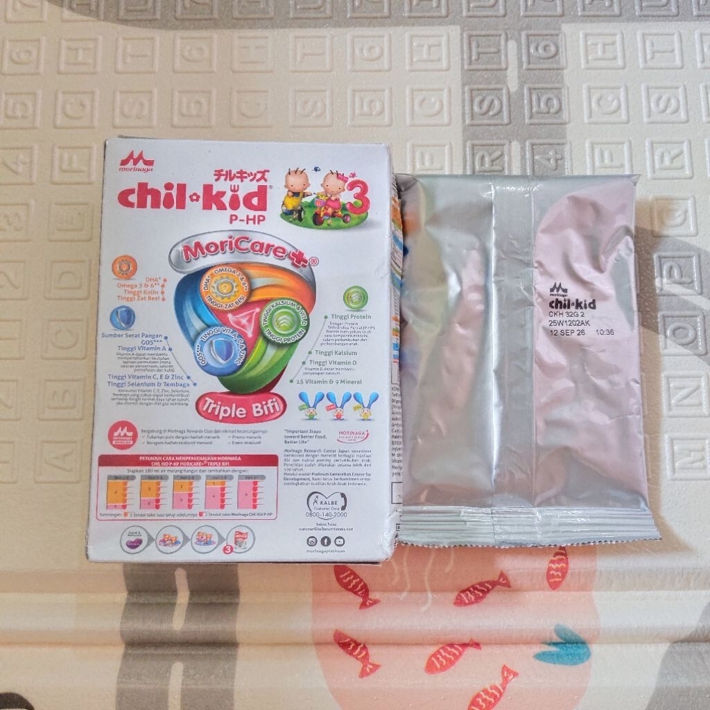 New Segel Susu Morinaga Chilkid PHP 1-3 Tahun