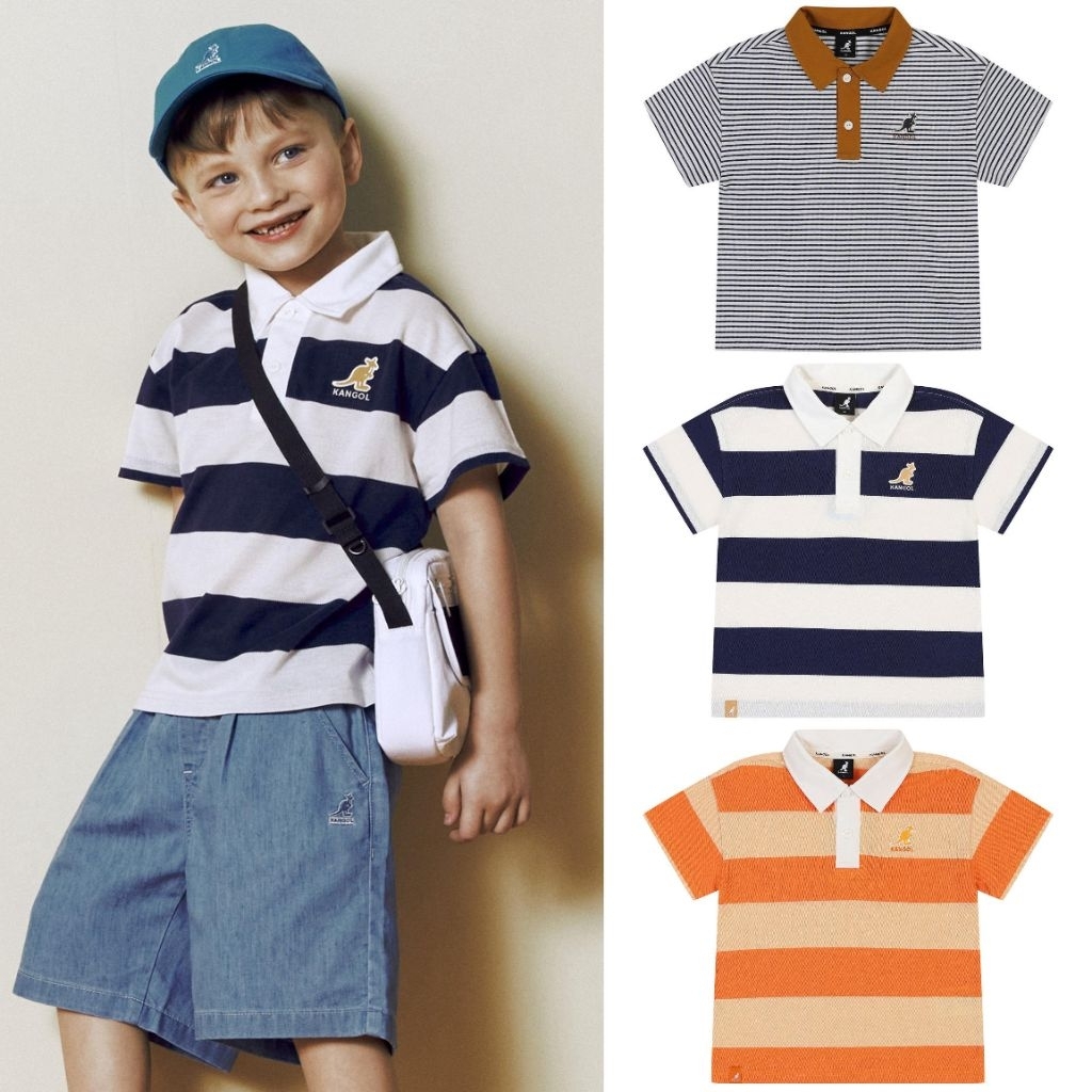 Kaos polo anak laki laki korea Kangol