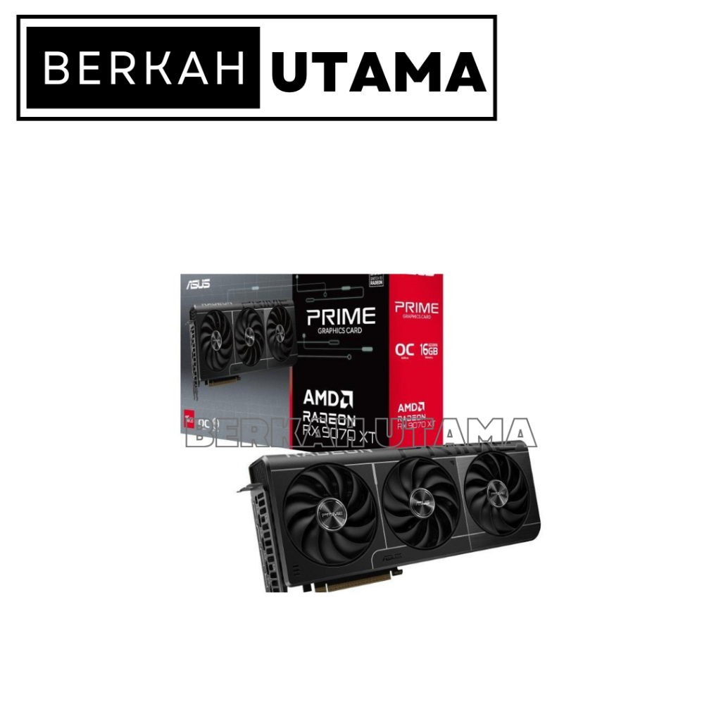 ASUS PRIME RADEON RX 9070 XT 16GB OC EDITION
