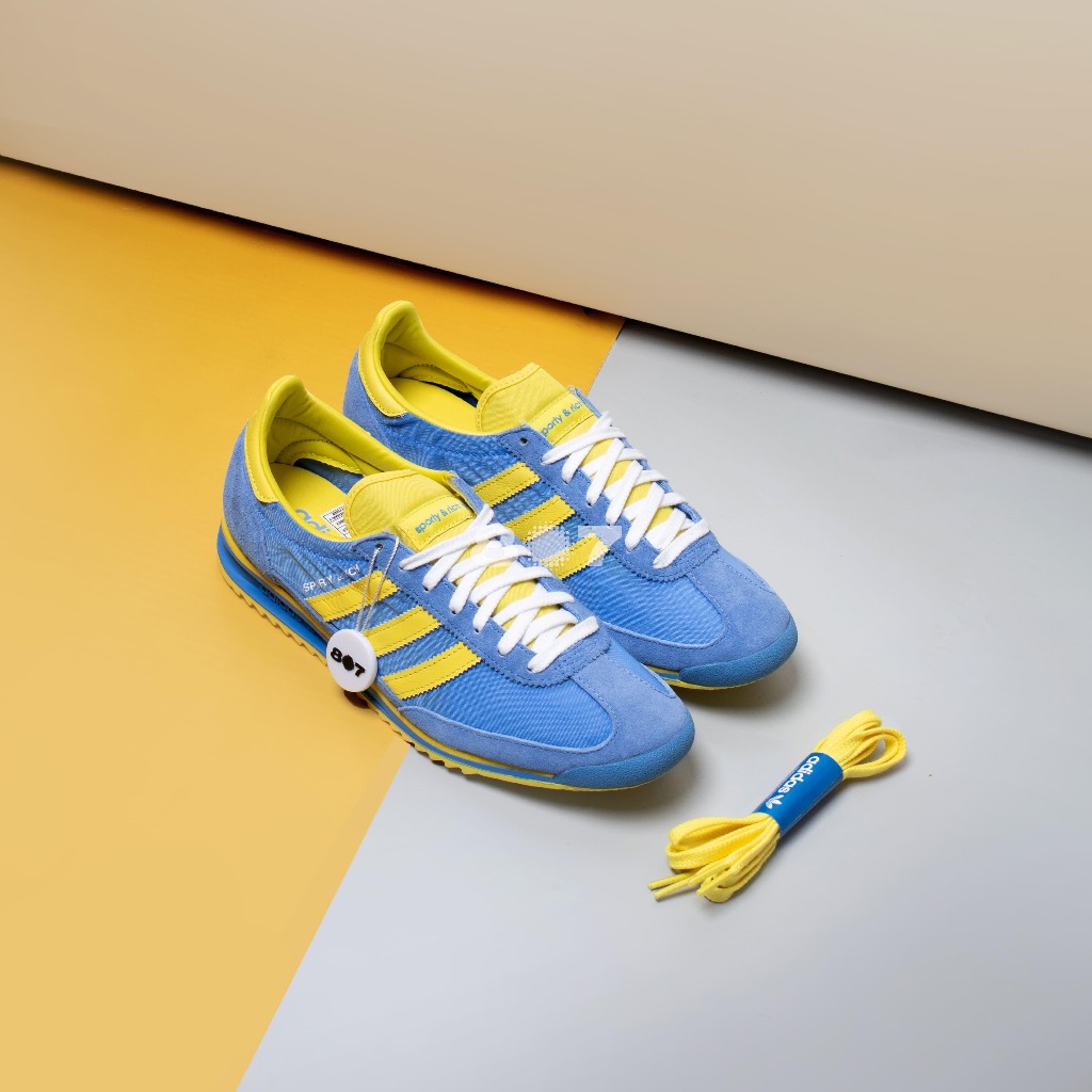 Adidas SL 72 OG Sporty & Rich Sweden Blue Yellow Women