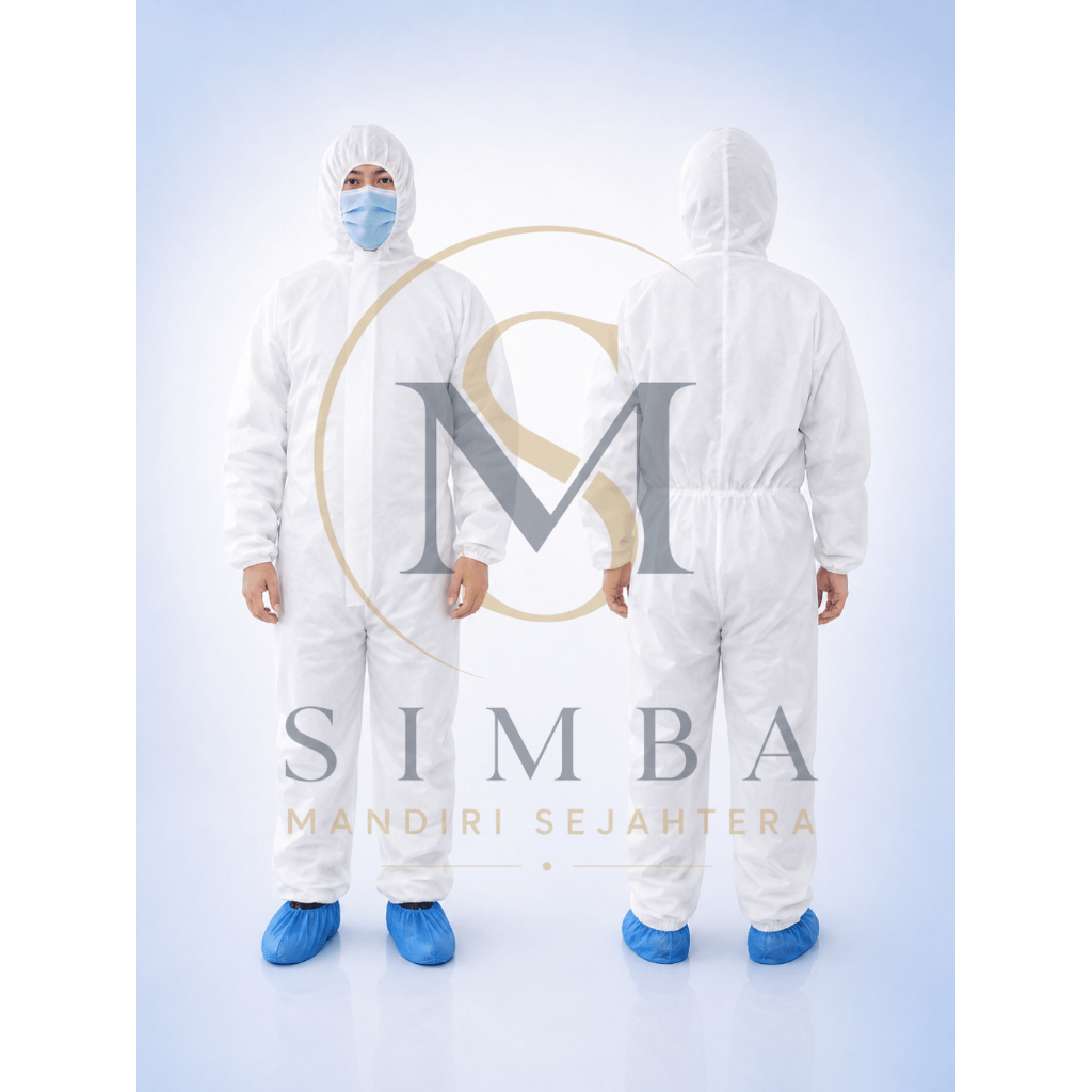 BAJU APD HAZMAT MEDIS/FULLSET APD HAZMAT/HAZMAT COVERALL