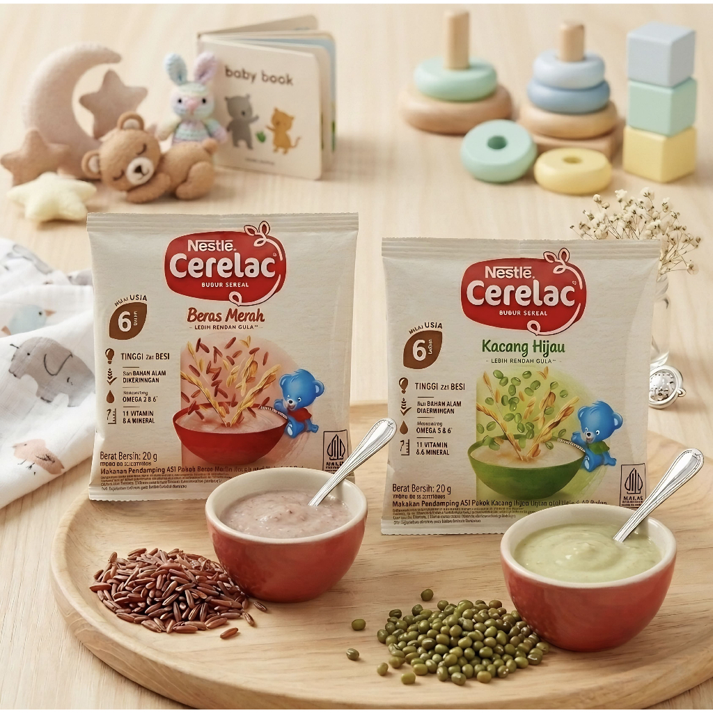 ￼Cerelac Bubur Sereal 20 gram / Nestle Cerelac Bubur Sereal Bayi / Cerelac Bubur Bayi All Variant / 