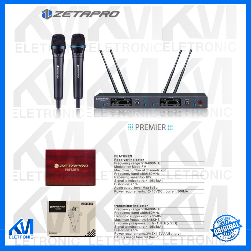 MIC WIRELESS ZETAPRO PREMIER / Zetapro Premier / ZETAPRO ORIGINAL