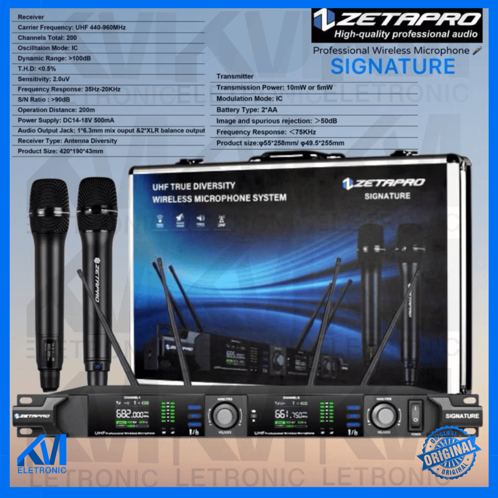 MIC WIRELESS ZETAPRO SIGNATURE / Zetapro Signature / ZETAPRO ORIGINAL