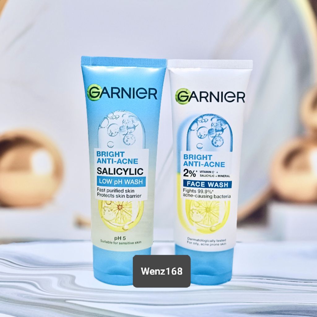 Garnier Bright Anti Acne Facial Wash 100ml