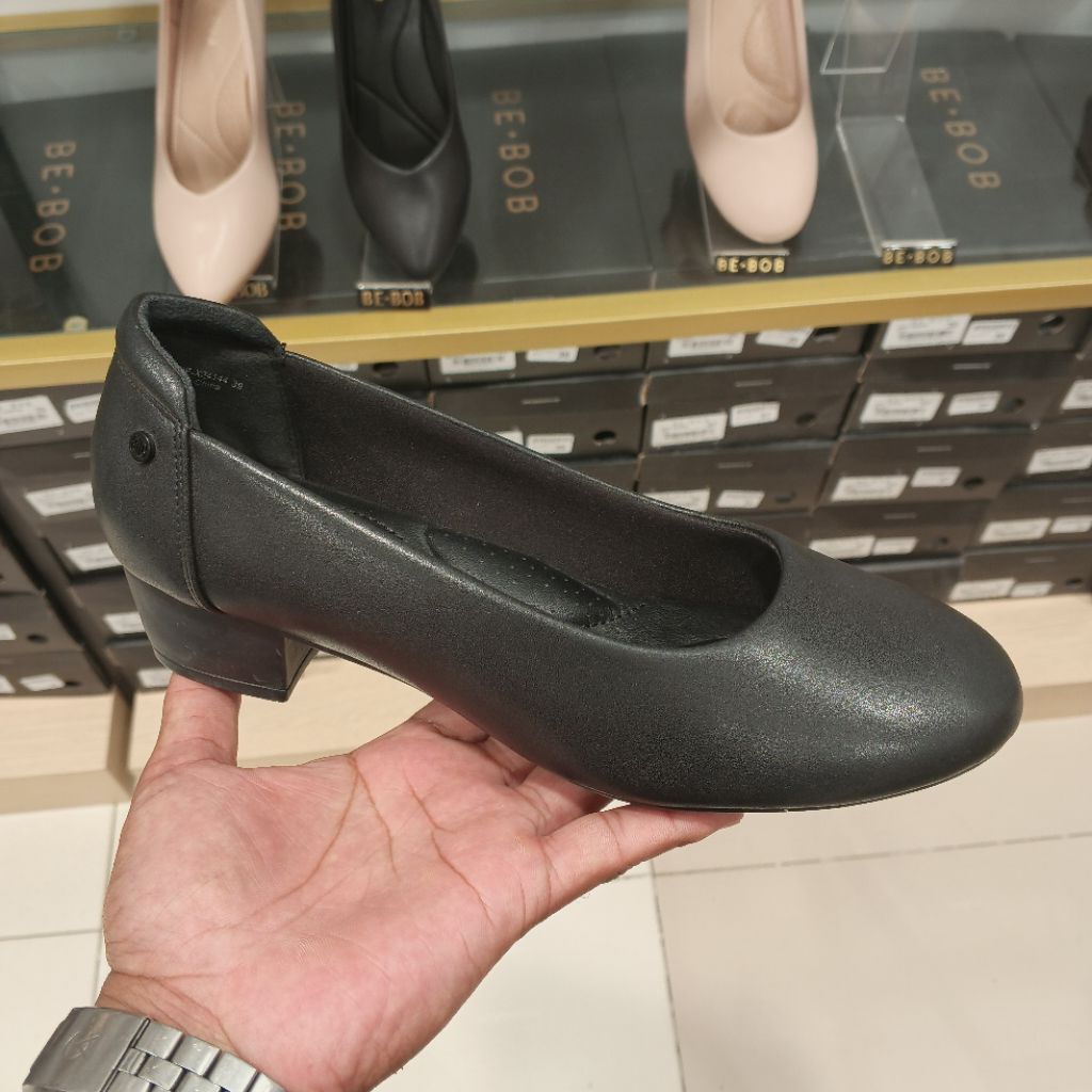 BE BOB SEPATU SLIP ON HAK NYAMAN WANITA ORIGINAL