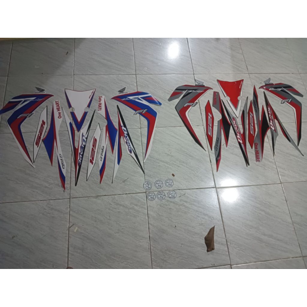 Striping Motor Blade F1 125 2014