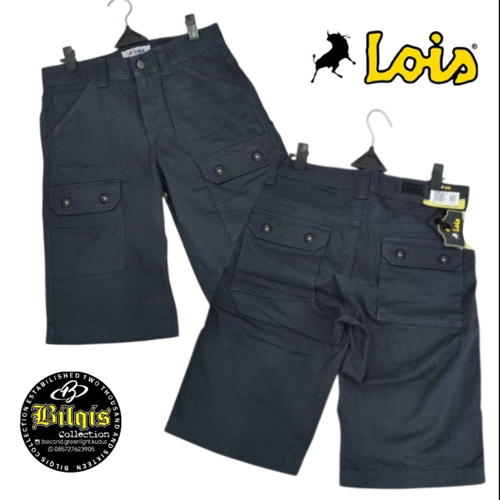 Lois Celana Cargo Pendek Pria Original CRGD404N