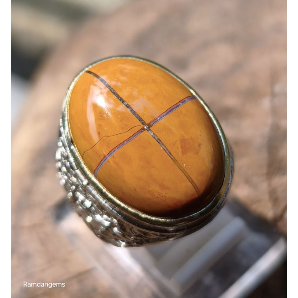 CINCIN BATU AKIK TAPAK JALAK BADAR ASEM