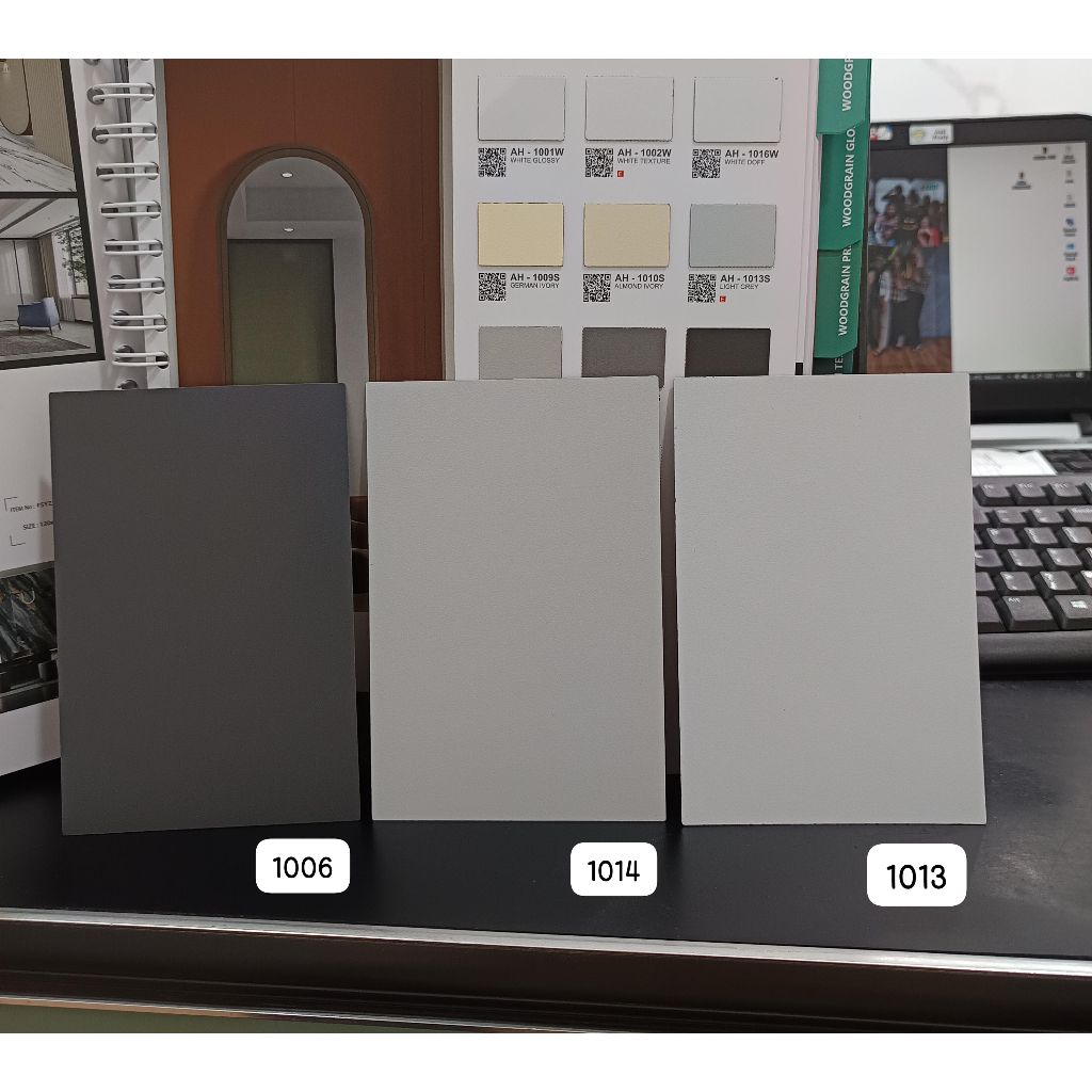 AH 1013S LIGHT GREY HPL ABU POLOS HPL ABU SOLID HPL MATT POLOS HPL AIDI 1013 S