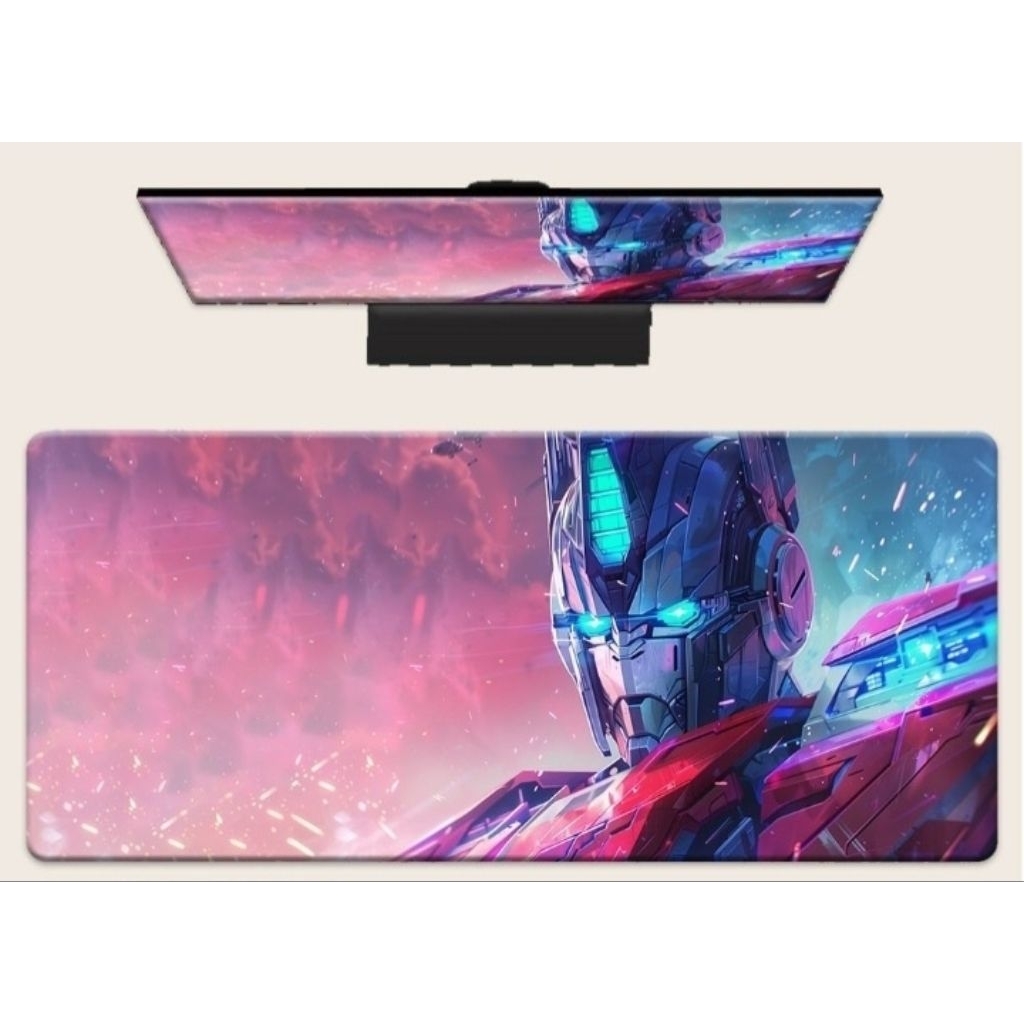 Alas Meja Gaming Transformers Optimus Prime Extended Mouse Pad