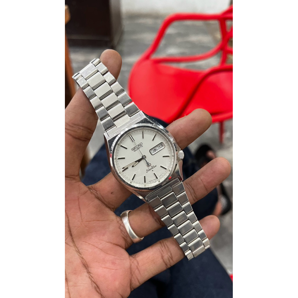 Seiko Silverwave 7546-8340 White texture Dial ( JDM )