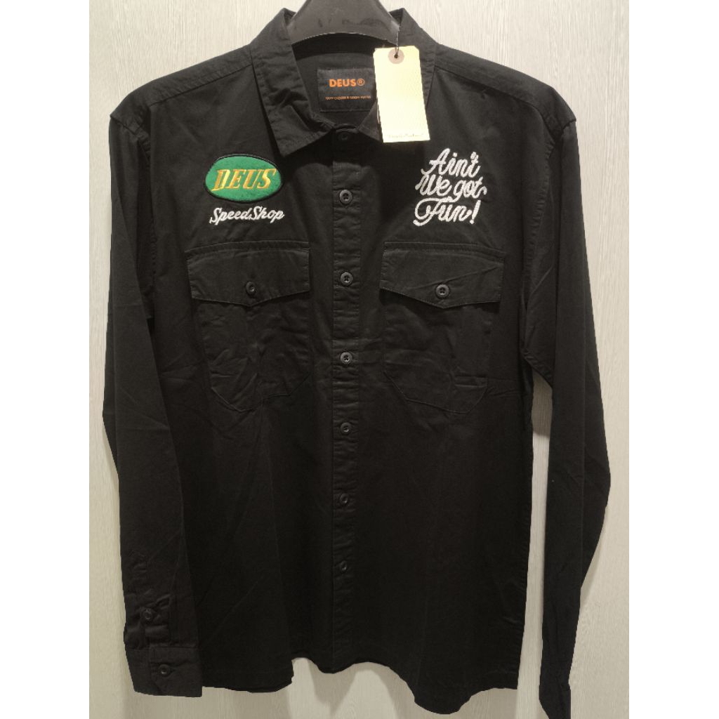 Workshirt Deus x Machina Speed Shop Black