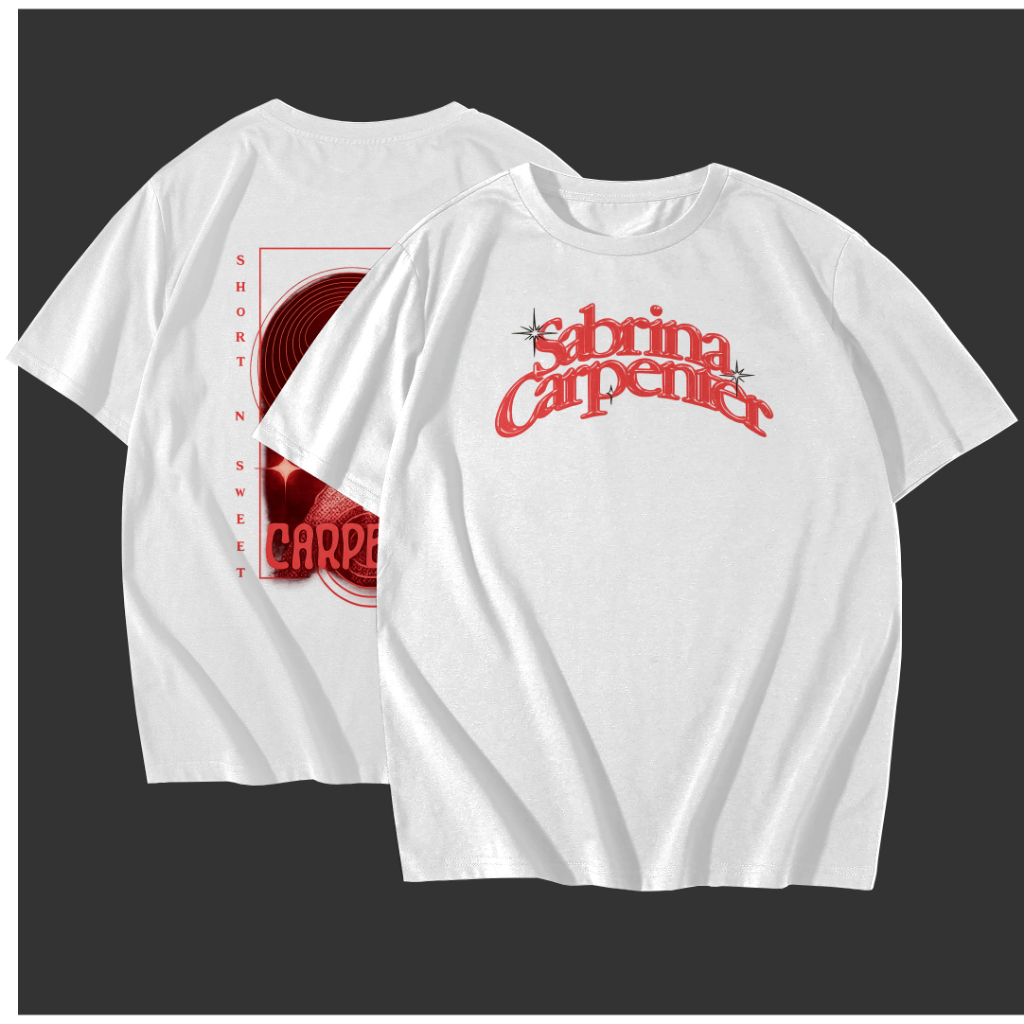 TSHIRT SABRINA CARPENTER SHORT N SWEET TSHIRT BAND TSHIRT MUSIK KAOS SABRINA CARPENTER SHORT AND SWE