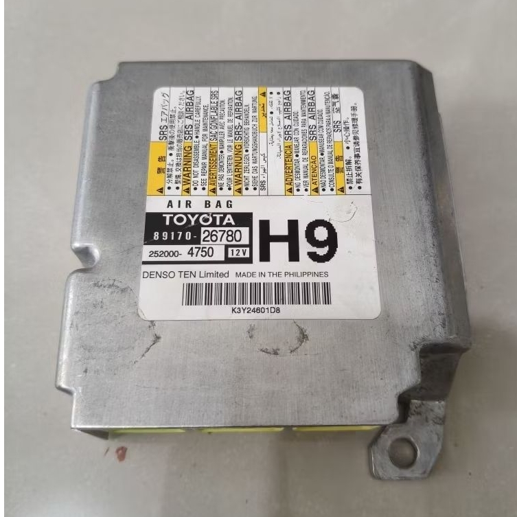 Modul Srs Airbag Aktif Toyota Hiace Premio 89170-26780 H9
