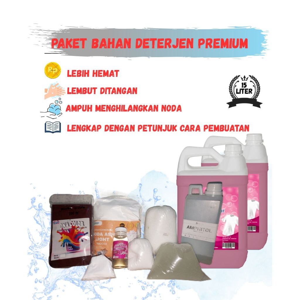 paket bahan sabun. laundry premuim