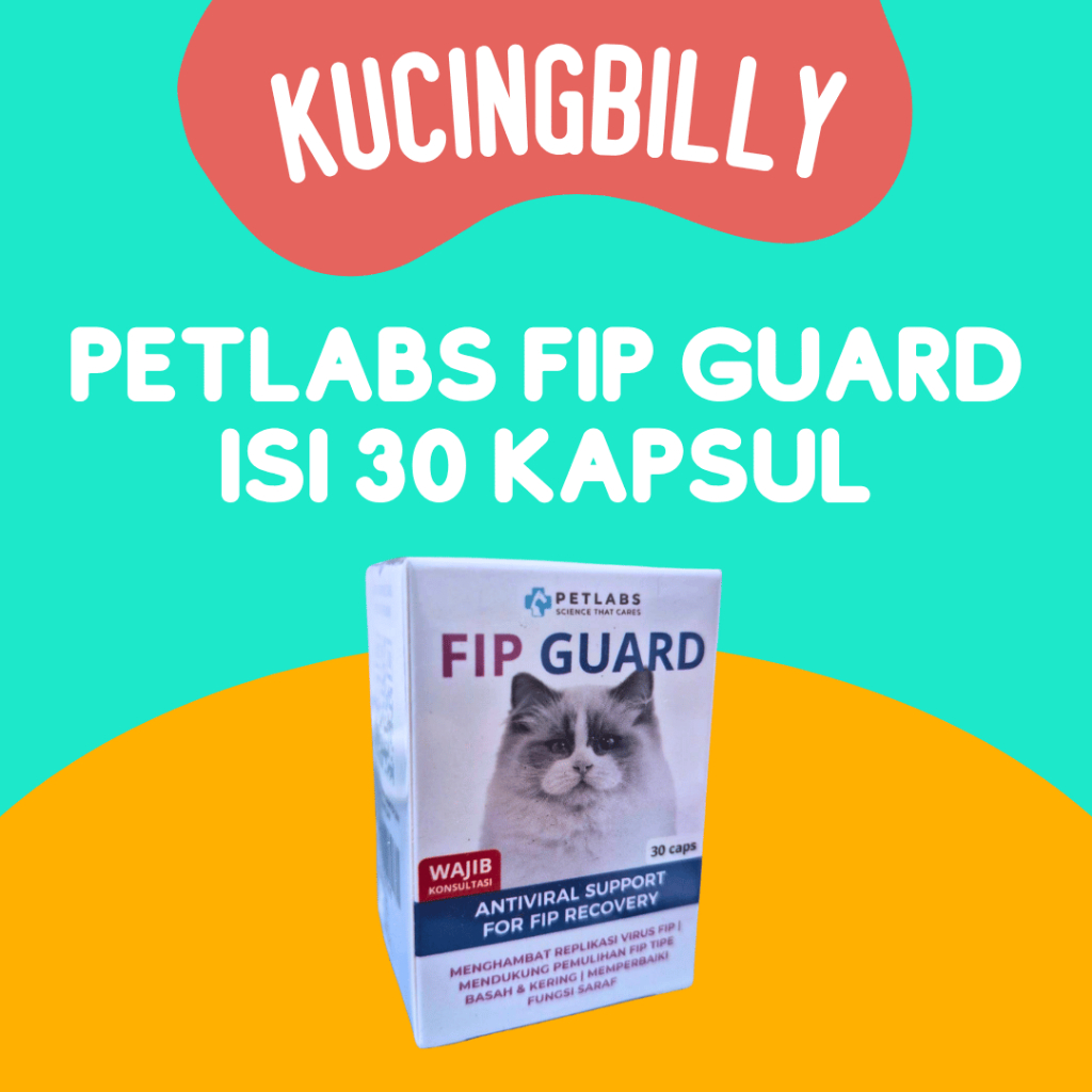 Petlabs FIP Guard Obat FIP Kucing Basah dan Kering Molnupiravir Ampuh Anti Virus