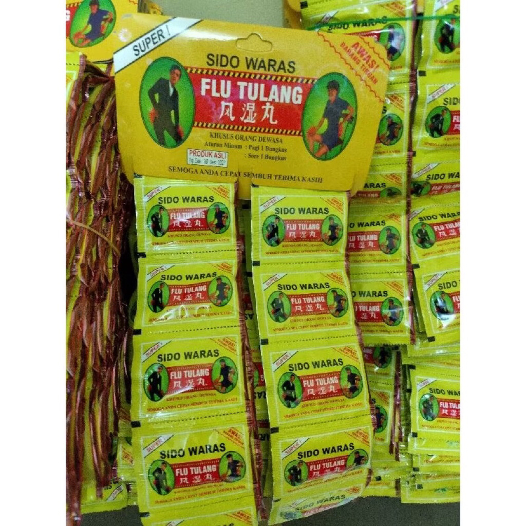 Flu Tulang Original Sido Waras | Sehat Waras Kapsul Kesehatan 100% Ori