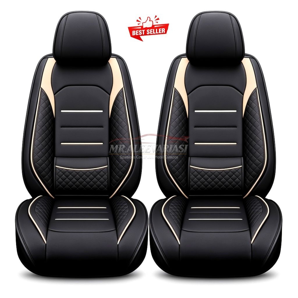 Sarung Jok Mobil Xenia R Deluxe Sporty 2016 - 2021 Avanza All New Rush GR Fullset Depan - Belakang