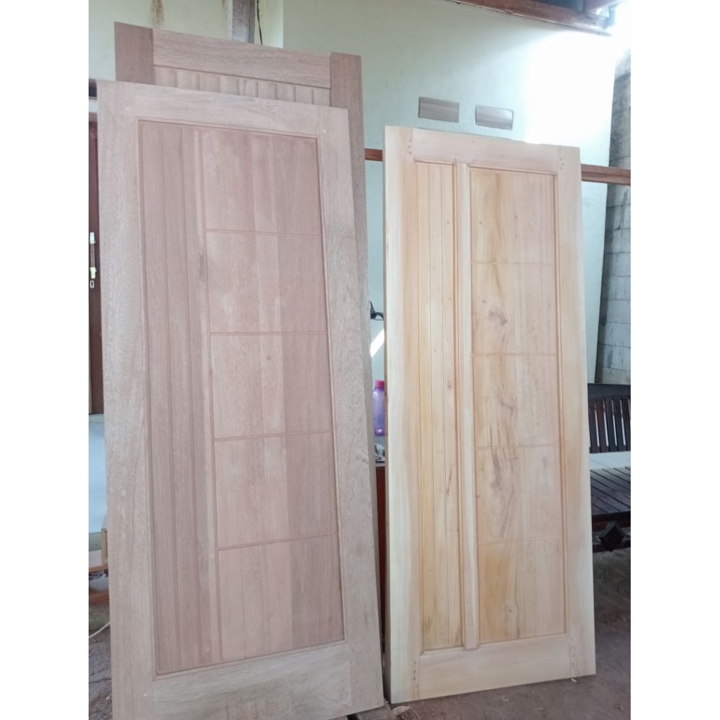 daun pintu kayu Meranti oven