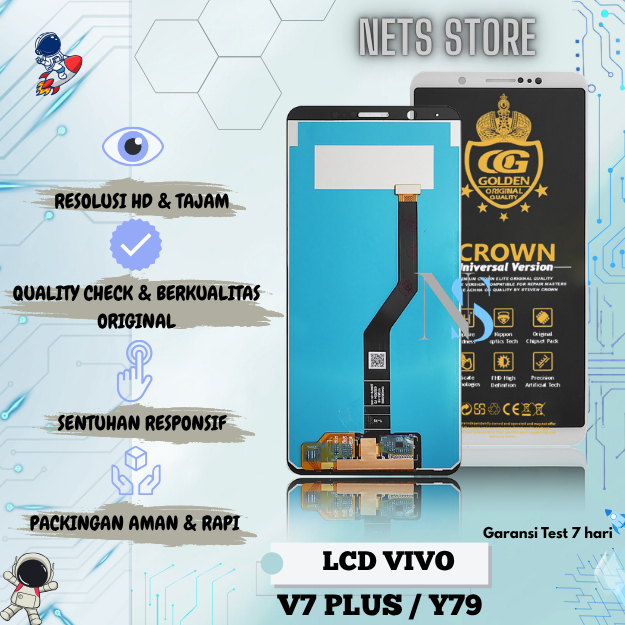 LCD TOUCHSCREEN VIVO V7 PLUS / Y79 / 1716 ORIGINAL FULLSET