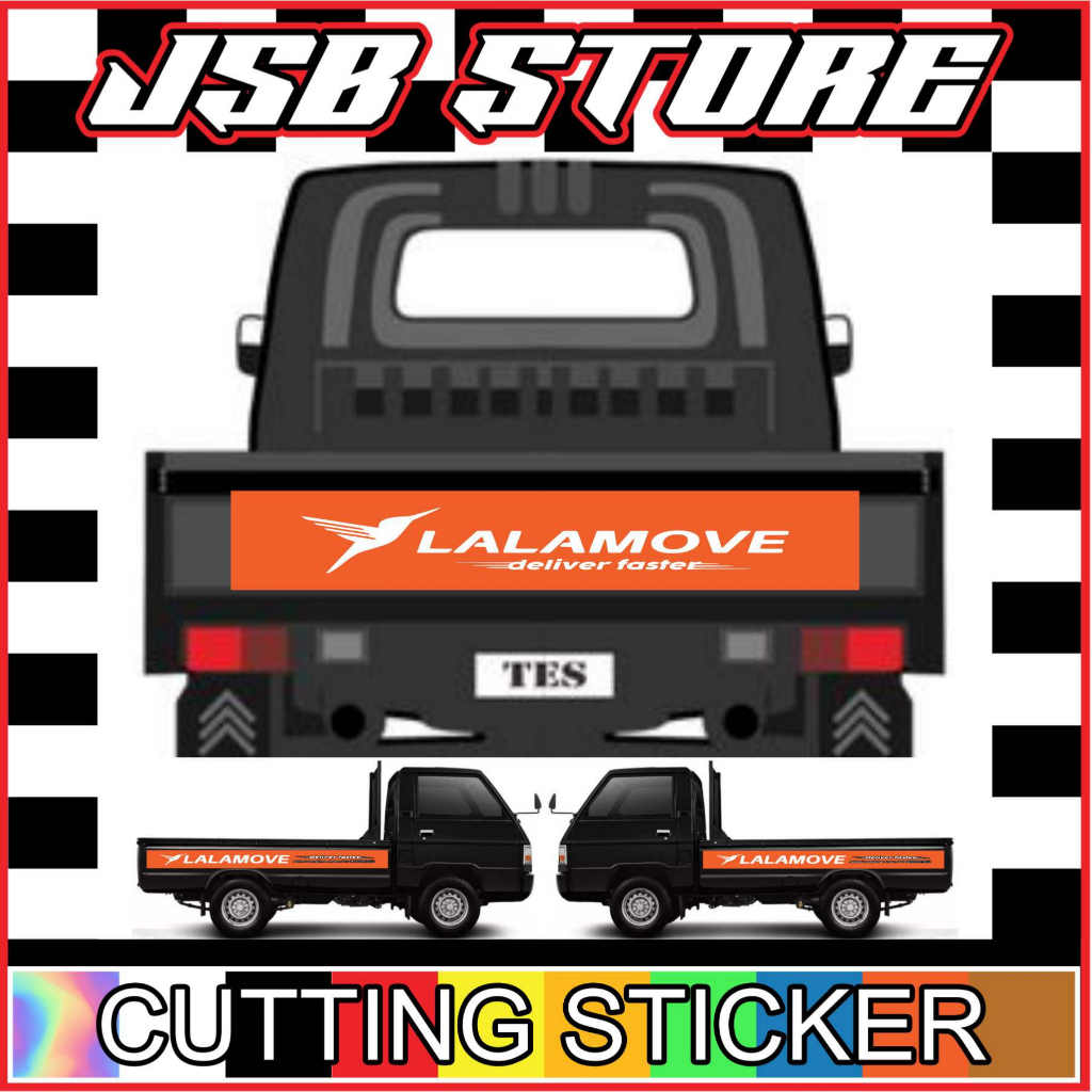 CUTTING STICKER LALAMOVE STIKER UNTUK VARIASI KACA/BODY MOBIL PICKUP