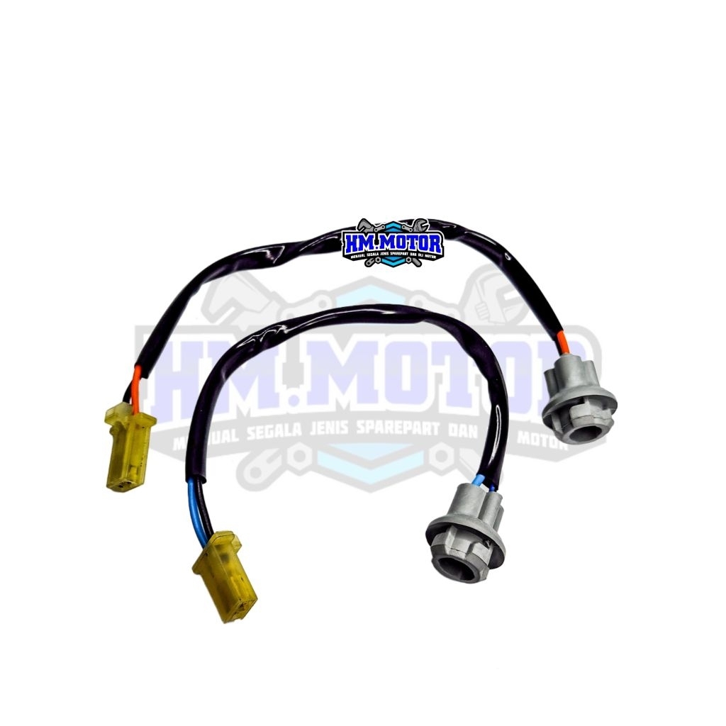 FITTING LAMPU SEIN 2 BUAH SEN SUZUKI SATRIA 2 TAK SPIN SMASH TORNADO SOKET SOCKET