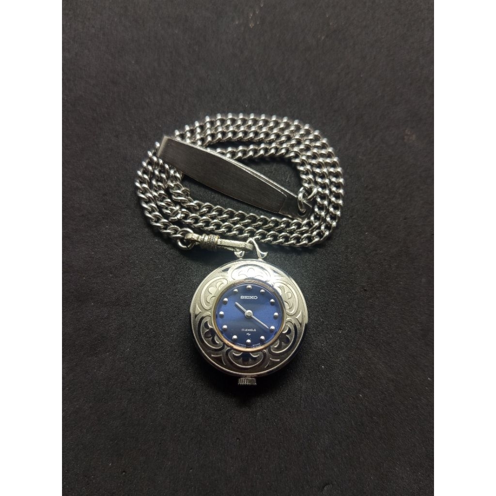 JAM SAKU SEIKO MANUAL WINDING POCKET WATCH