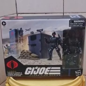 hasbro gi joe classified cobra trench viper cobra modular fortification