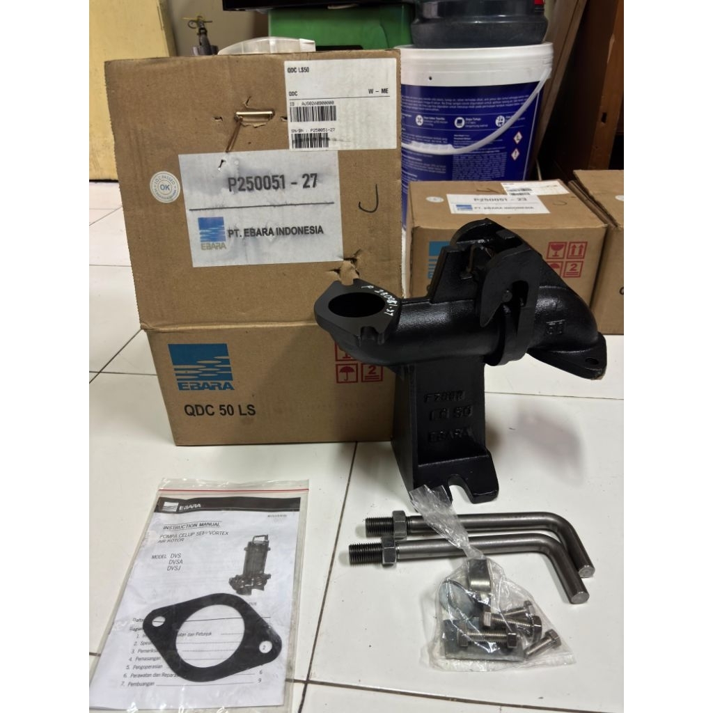 discharge conector pompa ebara QDC 50 cocok tife pompa  LS, LM, LL