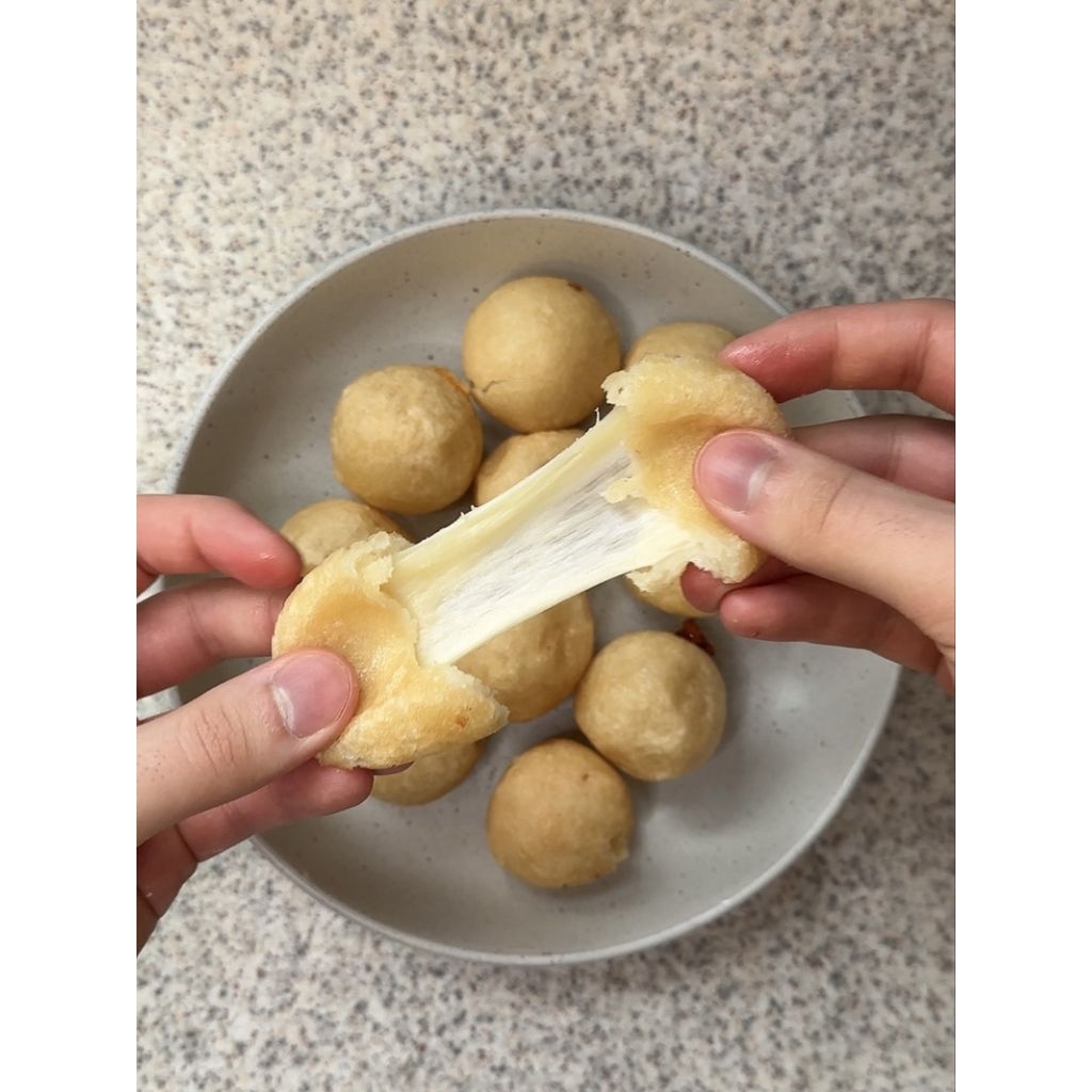 frozen korean cheese ball bola keju meleleh
