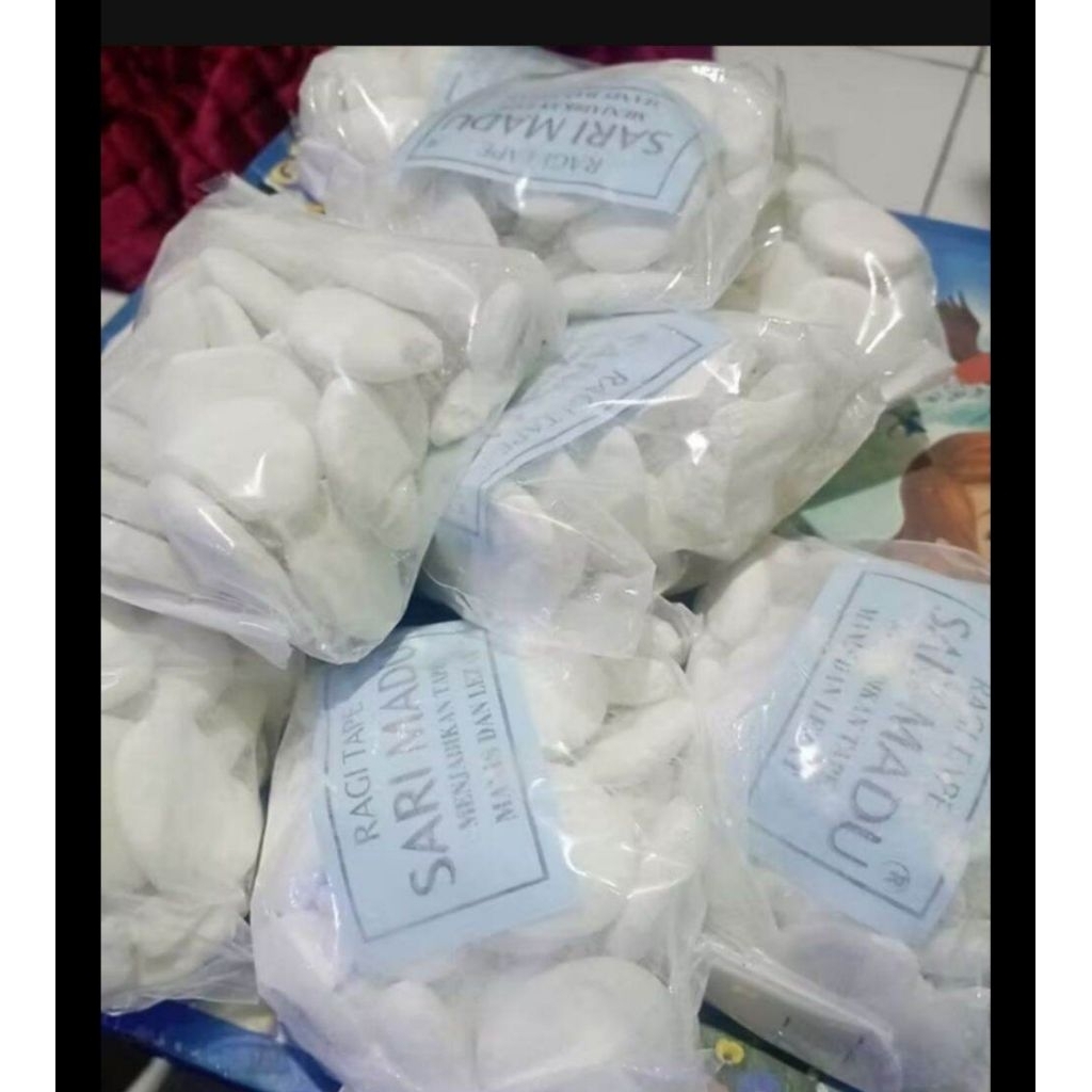 TERMURAH RAGI TAPE SARI MADU MANIS UNTUK SINGKONG KETAN TAPE PAKAN SEMUT JEPANG KUALITAS TERBAIK