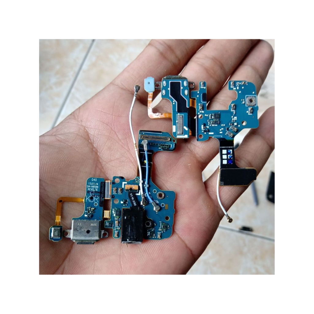 PAPAN KONEKTOR CAS SATU SET SAMSUNG NOTE 8 COPOTAN