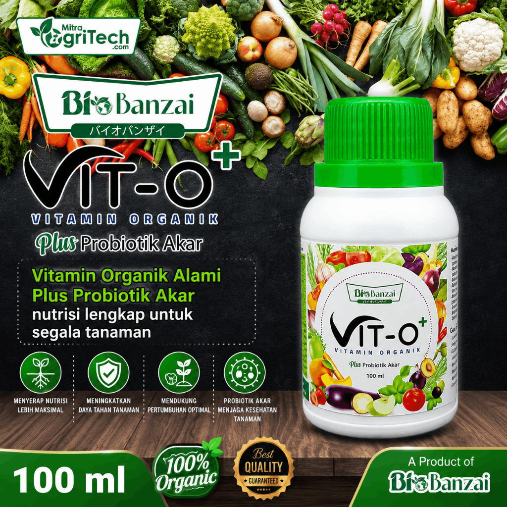 VITAMIN ORGANIK TANAMAN VIT-O VIT O 45 ML NUTRISI TANAMAN HAYATI