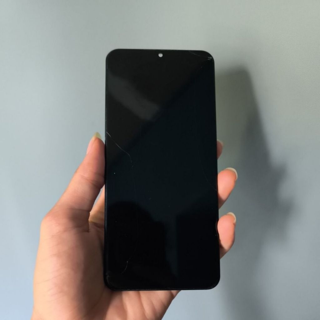 LCD+FRAME SAMSUNG GALAXY A23 4G MINUS RETAK BEBERAPA HELAI SEMTIHAN NORMAL TANPA NODA ASLI ORIGINAL 